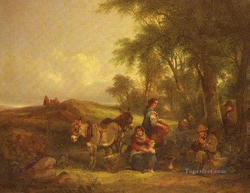 シェイアー・シニア・ウィリアム Painting - 午後の休息 田園風景 ウィリアム・シェイアー・シニア